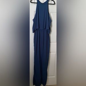Beautiful Navy Blue Layered Cupcakes and Cashmere Halter Jumpsuit